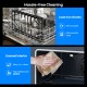 Dishwasher safe cast iron grates in a 30-inch natural gas range for hassle-free cleaning and maintenance.