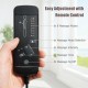 Remote control for the brown recliner sofa wingback chair, featuring 8 massage modes and adjustable intensity settings.