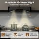 30-inch stainless steel under cabinet range hood with 2 LED lights, 900 CFM airflow, and dimmable design for kitchen.