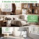 30 pints dehumidifier with digital display, suitable for rooms up to 1,500 sq.ft, featuring three drying modes.