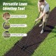 Heavy duty lawn leveling tool with 30 x 10 inch rake plate and 69 inch handle, ideal for efficient soil leveling.