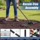 Heavy duty lawn level tool showing the comfortable grip non-slip handle, designed for efficient leveling in various.