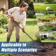 Heavy duty lawn level tool with 30 x 10 inch rake plate and 69 inch handle, ideal for garden and farm use.