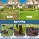 Heavy duty lawn level tool with 30 x 10 inch rake plate and 69 inch handle for efficient leveling in gardens or farms.