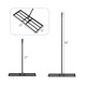 Heavy duty lawn level tool dimensions showing 30 x 10 inch rake plate and height options of 37 or 69 inches for.