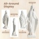 31.5-inch Virgin Mary statue in aged finish, showcasing serene details and stable base for yard or patio decoration.