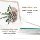 32-inch anti-fog bathroom wall mirror with aluminum alloy frame and 3-color LED lights for versatile bathroom decor.