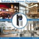 Commercial ice maker producing 353 lbs of ice daily, featuring a 198 lbs storage bin, ideal for bars and restaurants.