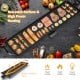 Extra large 35" electric griddle with non-stick surface, adjustable temperature, and removable drip tray for easy.