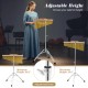 36-bar single-row chimes with adjustable height, beech wood support, and metal fixation for versatile musical.