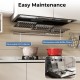 Dishwasher-safe baffle filters and removable oil collector for easy maintenance of the 36-inch under cabinet range hood.
