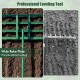 Lawn leveling rake with a 36 x 10 inch wide rake plate and ergonomic handle for efficient lawn surface leveling.