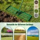 Lawn leveling rake with ergonomic handle, 36 x 10 inches, ideal for leveling surfaces in gardens, farms, and golf courses.