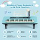 37 Keys Kids Piano Keyboard Portable Musical Toy with Microphone and Music Stand - Gallery View 11 of 12