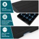 Mini split condenser pad features an anti-slip textured surface and reinforced ribbing for stable outdoor equipment support.