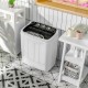 Compact 8 lbs twin tub washing machine with separate timer controls, ideal for home and apartment use.