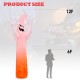 12-foot Halloween inflatable ghost decoration with LED lights, featuring a waterproof surface and realistic patterns.