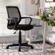 Mid-back mesh executive chair with lumbar support, height adjustable, ideal for home or office use.