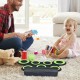 Electronic roll-up drum set with 7 pads in green, perfect for beginners and children, featuring dual speakers and MIDI.