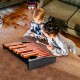 25-note wooden xylophone with mallets, featuring hardwood keys and a durable base, perfect for educational music play.