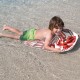 Lightweight 37-inch surfboard with EPS core, XPE deck, and safety leash, perfect for kids enjoying summer waves.