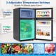 Mini fridge with freezer, 3.2 cu.ft, adjustable thermostat, ideal for dorms and small spaces, featuring organized.