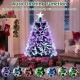 3 feet fiber optic Christmas tree with 93 branch tips and a star topper, featuring auto color-changing lights for.
