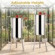 3 frame manual honey extractor with adjustable height, clear lid, and stainless steel design for home apiary use.