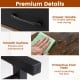 Shoe storage rack bench features a removable fabric drawer, smooth surface, and protective foot pads for floor safety.