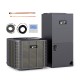 3 Ton 19 SEER2 High-Performance Heat Pump System with indoor and outdoor units, ideal for residential and commercial.