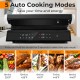 3 in 1 Indoor Electric Panini Press Grill with LED display, featuring 5 auto cooking modes for versatile meal.