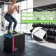3-in-1 plyometric box with EPE foam, offering 16, 20, and 24-inch heights for versatile workouts and easy transport.