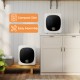 Compact portable clothes dryer with stainless steel tub, featuring easy assembly and efficient 1.5 cu.ft drying.