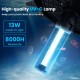 13W UV-C lamp for pond filter, made of durable ABS, inhibits algae growth, suitable for ponds and aquariums.