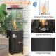 41,000 BTU Propane Patio Heater with Metal Hood - Gallery View 9 of 10