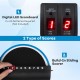 Digital LED scoreboard and built-in sliding scorer for the 42-inch air hockey tabletop game, ideal for kids.