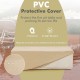 Weatherproof PVC cover for 42-inch terrazzo fire pit table, protecting against elements and prolonging its service life.