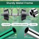 Lawn leveling rake with ergonomic handle and rustproof metal pipes, ideal for leveling surfaces in gardens and.