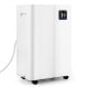 White 4500 Sq.Ft dehumidifier with LED display, 3 modes, and 4 wheels for easy mobility in home or basement.