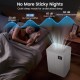 Dehumidifier with intelligent touch control, 54 pints capacity, and low noise operation for peaceful sleep in any room.