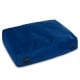 Blue 47 x 35.5 inch crash pad sensory mat with soft foam blocks, washable cover, and non-slip bottom for safe play.