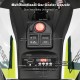 Close-up of the multifunctional car center console for the 12V kids electric ATV, featuring USB slot and speed controls.