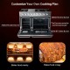 Freestanding 48-inch natural gas range with 7 burners, dual ovens, and advanced infrared griddle for versatile cooking.