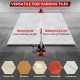 Manual tile cutter with sharp tungsten carbide blade, measuring scale, and adjustable side brackets for versatile tile.