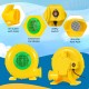480W bounce house blower with handle, safety switch, and non-slip foot pads for quick inflation of inflatables.