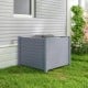 Air conditioner fence made of water-resistant PP, featuring a smooth surface and galvanized metal ground stakes for.