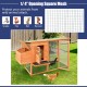 Galvanized hardware cloth roll, 1/4" mesh holes, 23-gauge steel wire for rodent protection in gardens and poultry.