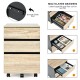 3-drawer mobile file cabinet in engineered wood with smooth slides, ideal for office storage and easy mobility on.