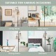 Retro floor lamp with 3-head amber glass shades, perfect for living room, dining room, or bedroom lighting.