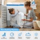 Mini washing machine with a 22lbs capacity, featuring a compact design for efficient laundry in small spaces.